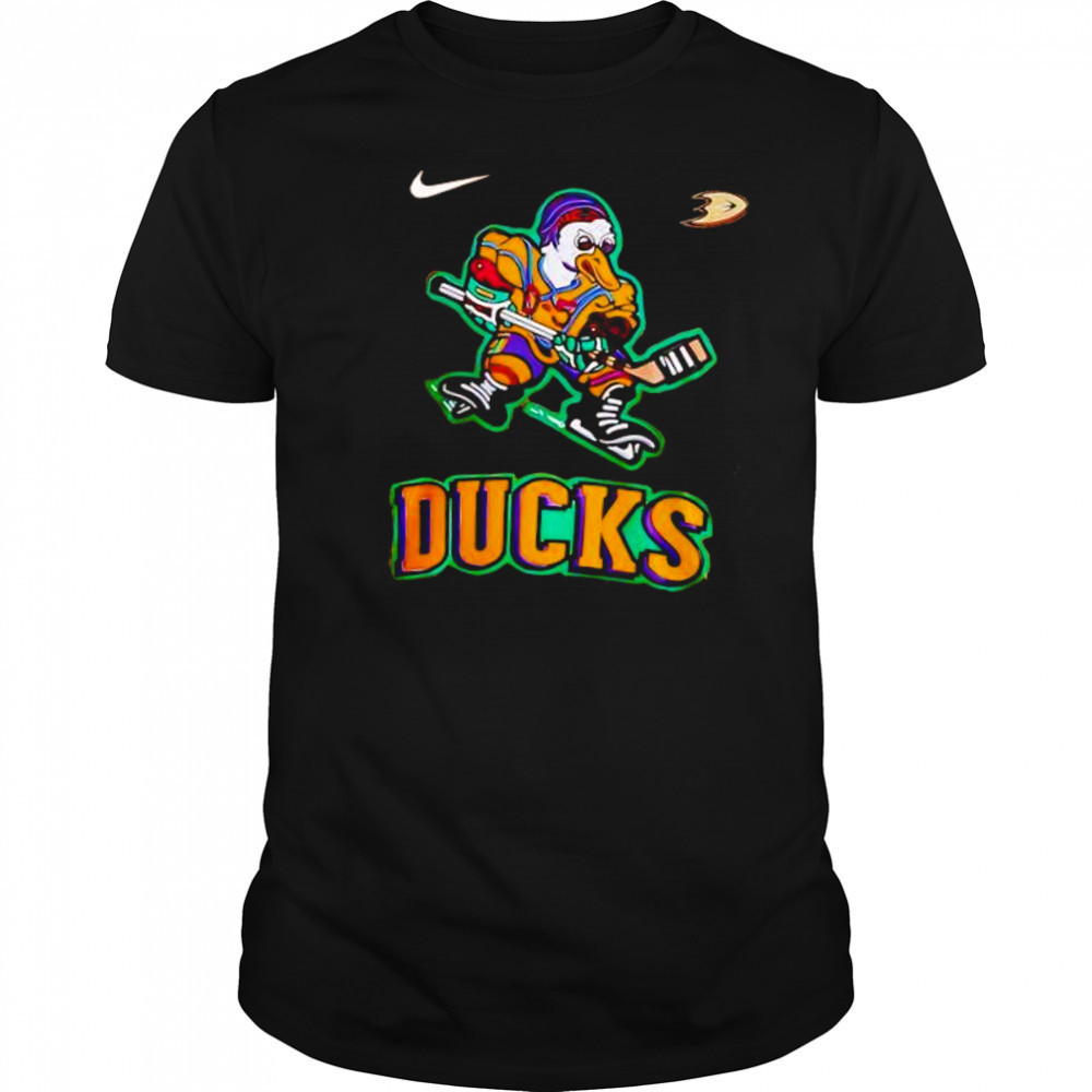 Mighty Ducks Retro Special Edition Orange mascot shirt