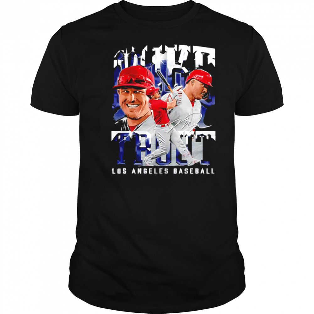 Mike Trout Los Angeles Vintage graphic shirt