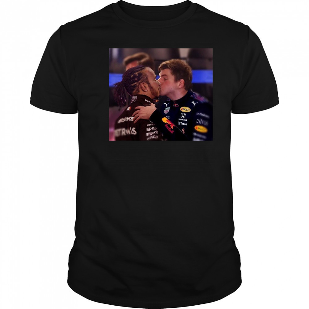 Mila Lewis Hamilton And Max Verstappen Kiss T-Shirt