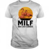 MILF Flamingo Man I Love Flamingos sunset shirt