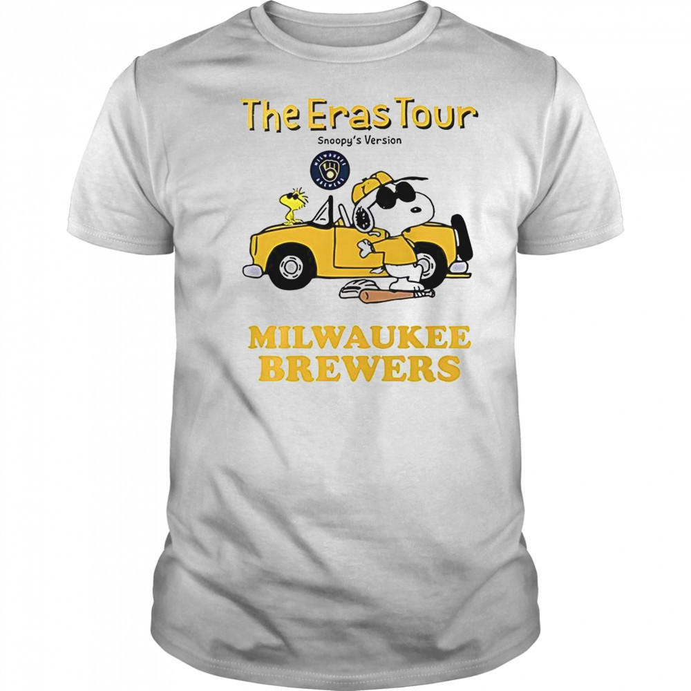 Milwaukee Brewers The Eras Tour Snoopy T-Shirt