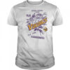 Minnesota Vikings National Football League MIN Skol Vikings Stripe Distressed Raglan shirt