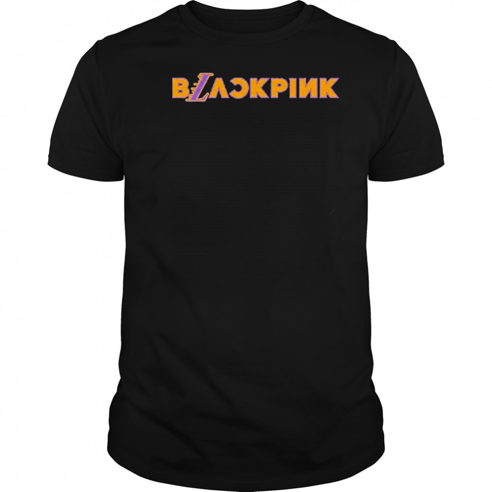 Mitchell & Ness X Black Pink Lakers Jerseys Tour T-Shirt