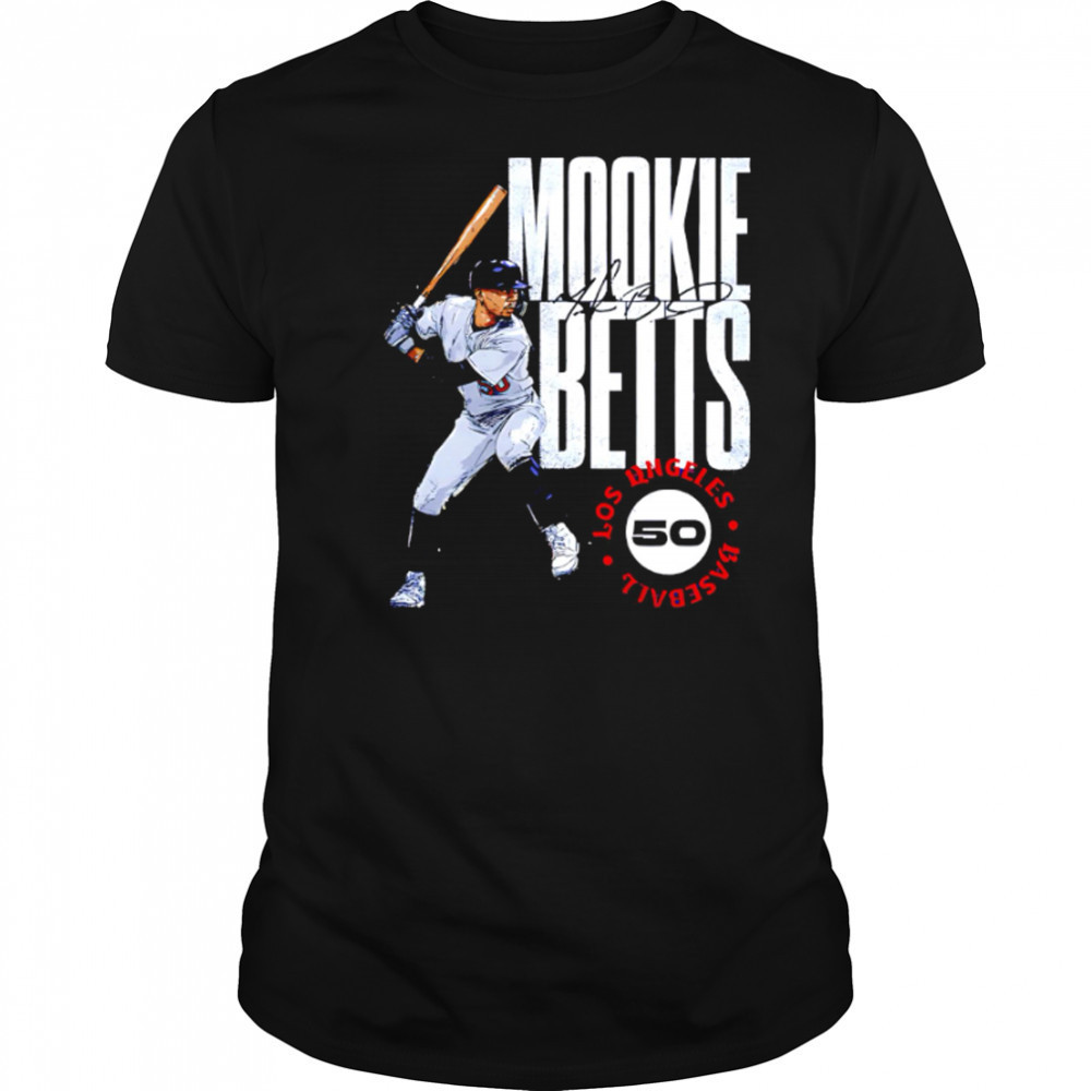 Mookie Betts Los Angeles Dodgers Stamp signature player shirt