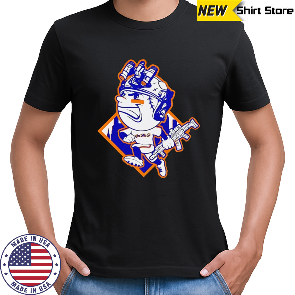 Mr Met on the X shirt