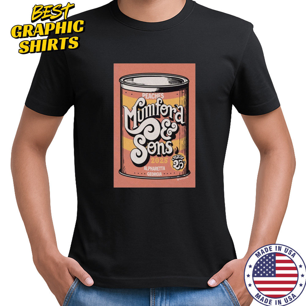Mumford & Sons 07.26.2025 Alpharetta, GA Poster T-Shirt