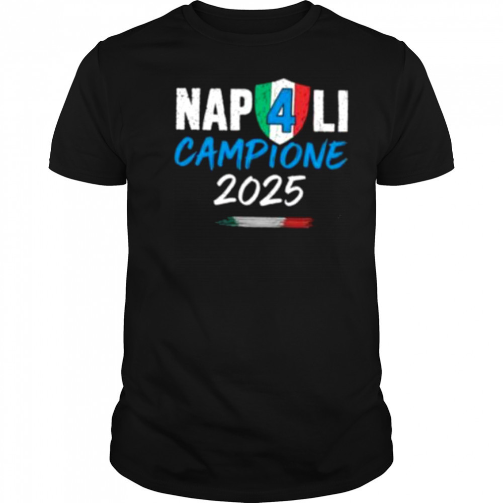 Napoli Campione 2025 logo shirt