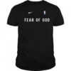 NBA fear of God logo shirt