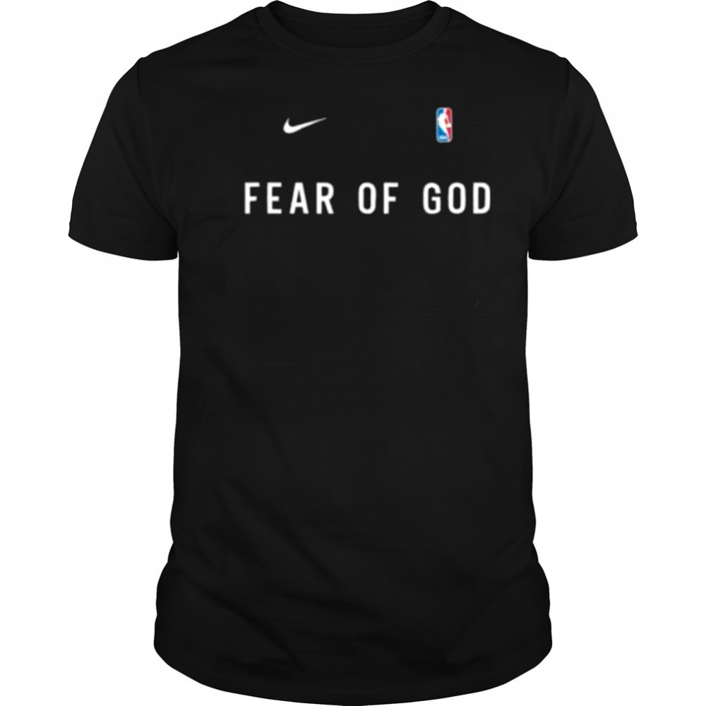 NBA fear of God logo shirt