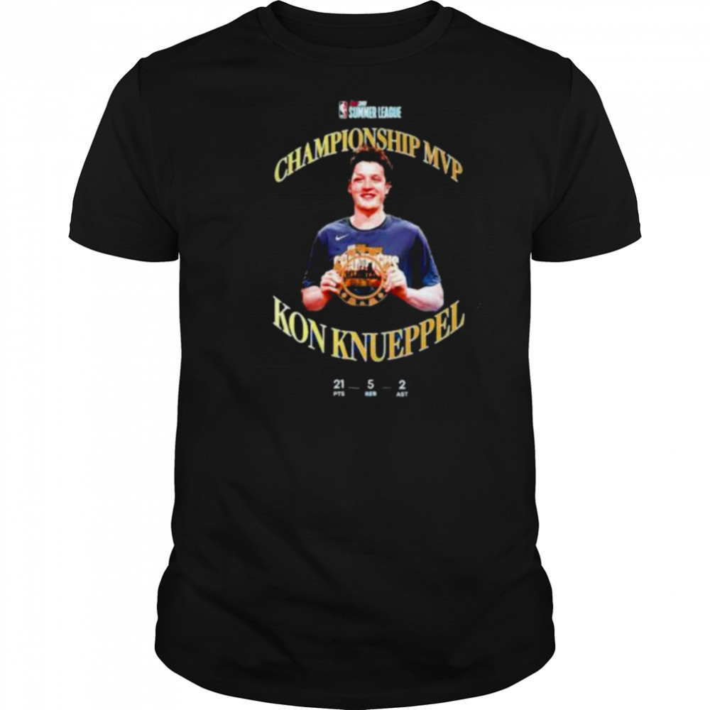 NBA Summer League 2025 Championship MVP Kon Knueppel Charlotte Hornets shirt