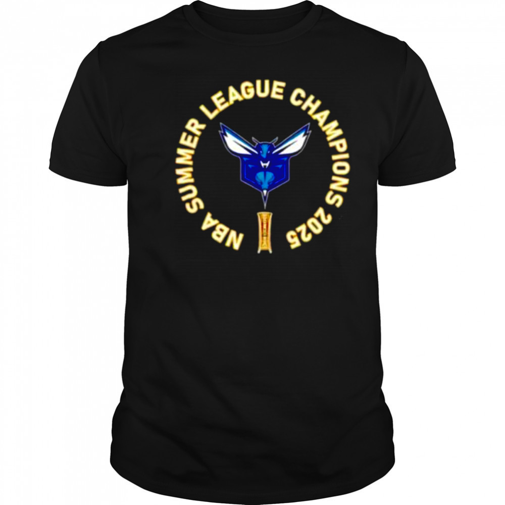 NBA Summer League Champions 2025 Charlotte Hornets basketball shirt