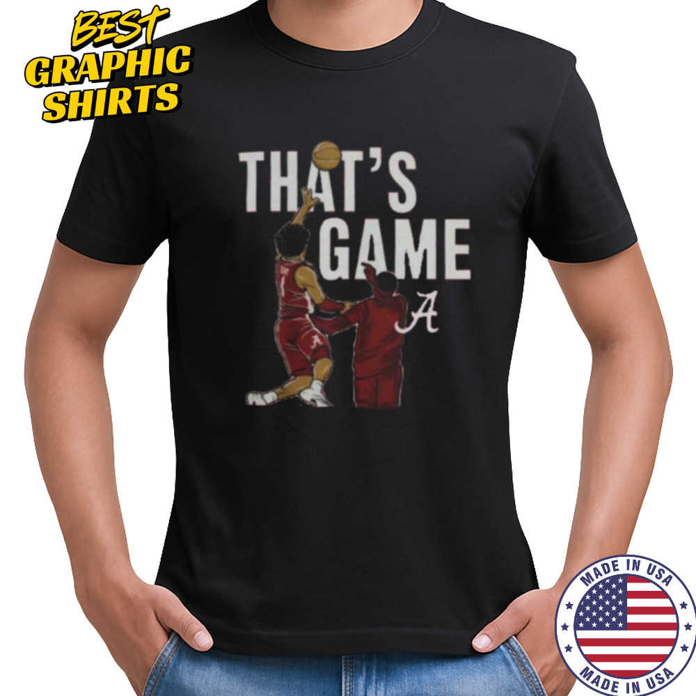 NCAA Alabama Basketball Mark Sears That’s Game Shirt