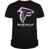 Never give up fight cancer in all colors Atlanta Falcons shirt