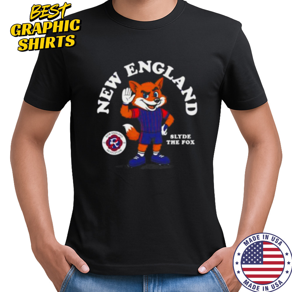 New England Revolution Slyde the Fox mascot shirt
