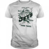 New York Jets National Football League NYJ Jets Jets Stripe Distressed Raglan shirt