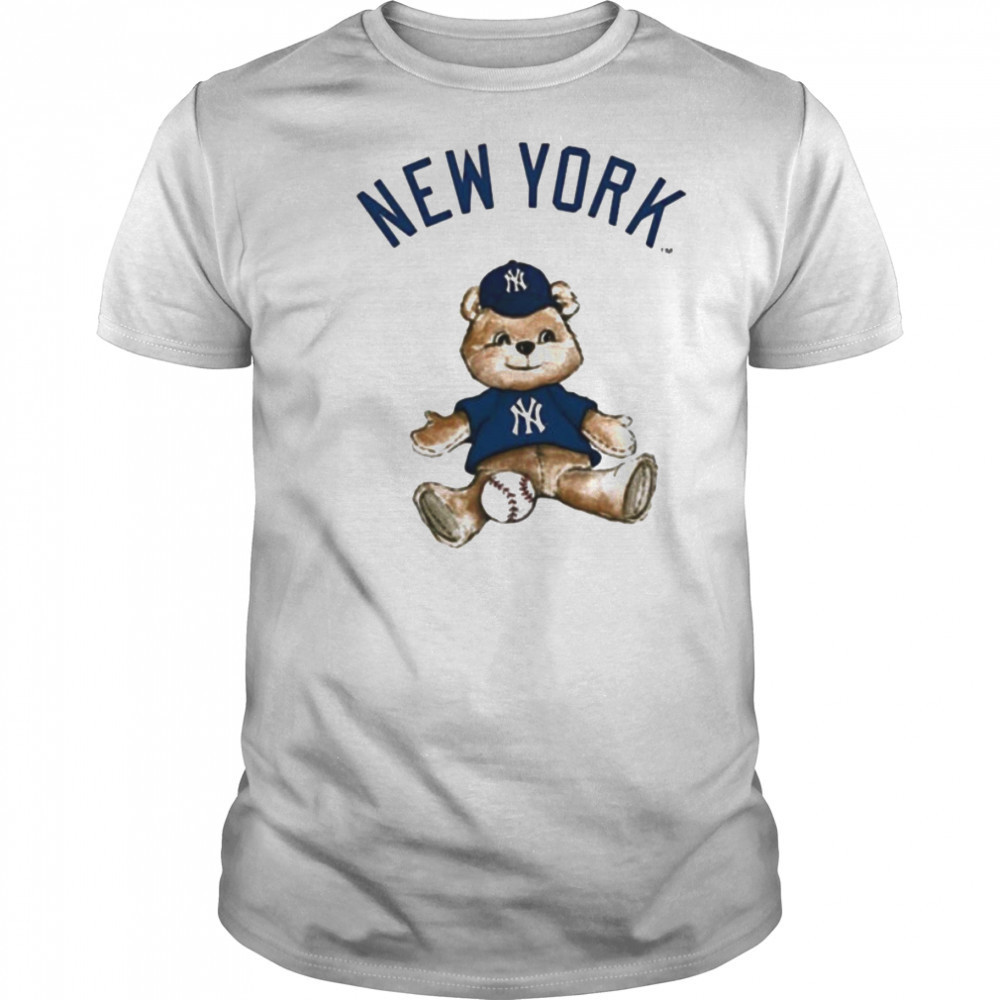 New York Yankees Baseball X Tiny Turnip Teddy Bear T shirt