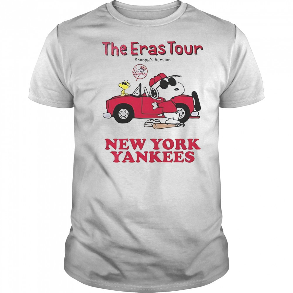 New York Yankees The Eras Tour Snoopy T-Shirt