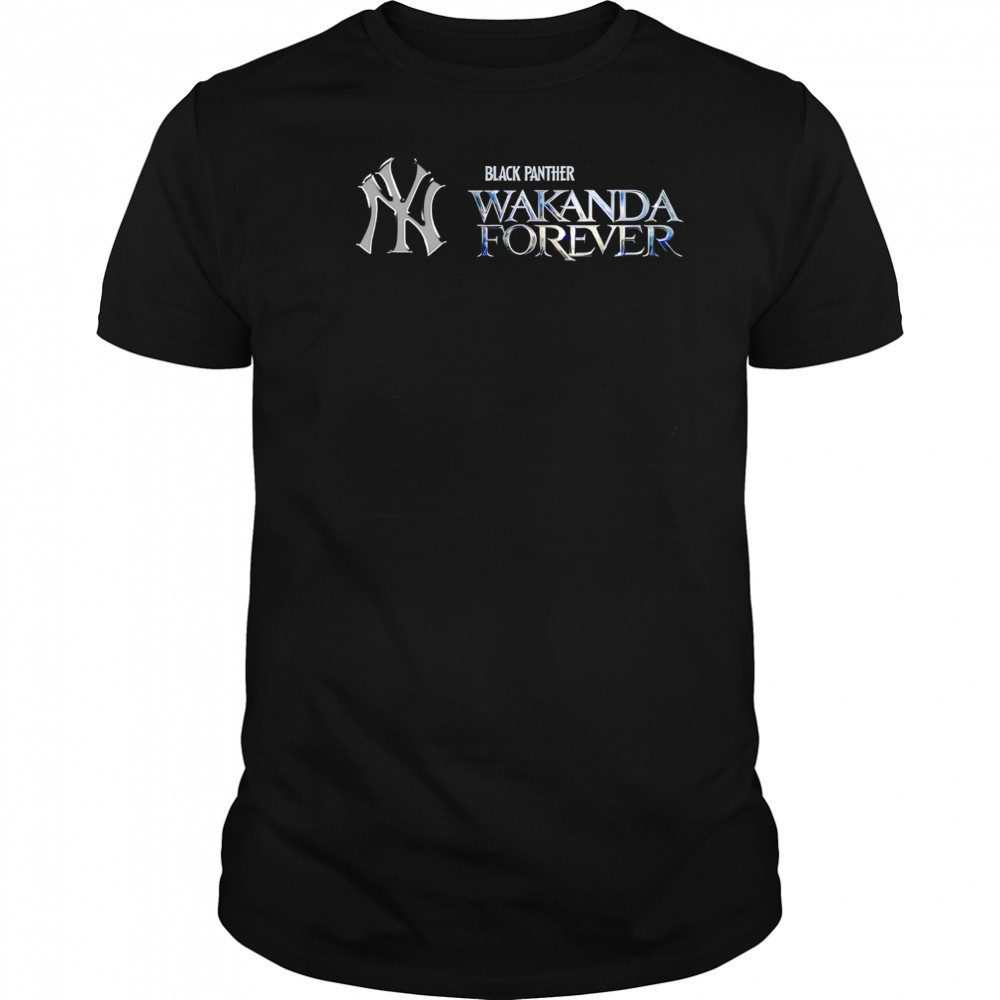 New York Yankees x Black Panther Baseball Wakanda Forever shirt