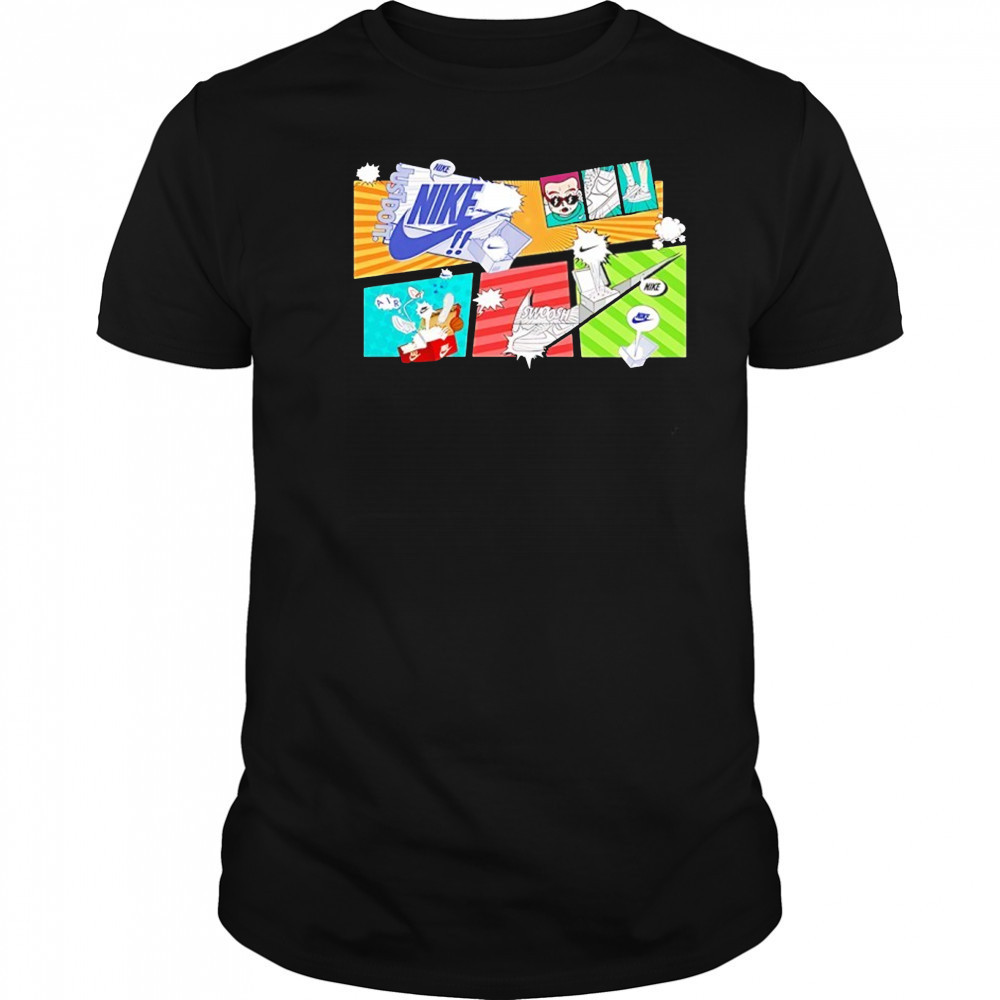 Nike comic shirt