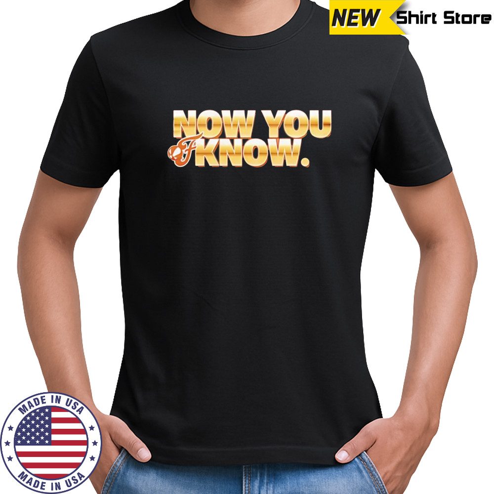 Now you know Indiana Fever shirt