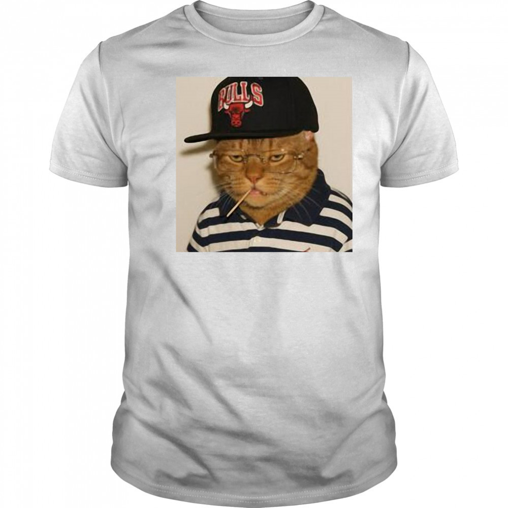 Numanuk Cat With Bulls Hat T-Shirt