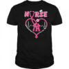 Nurse fighting with heart care cure hope New York Yankees shirt