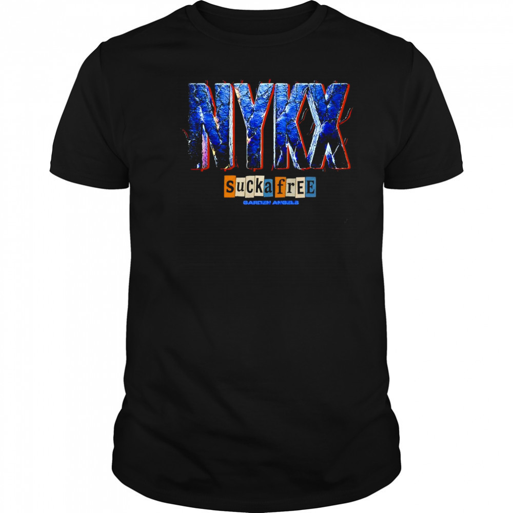 NYKX suck a free garden angels shirt