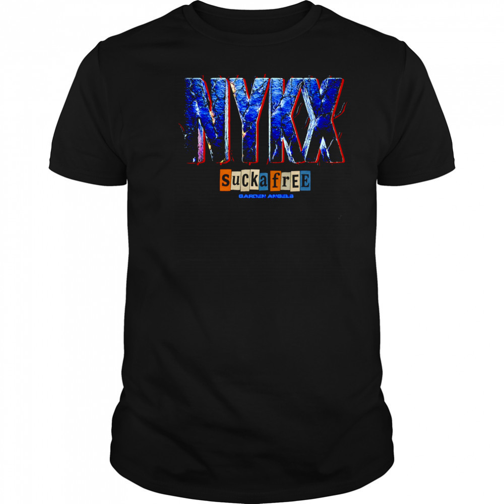 NYKX suck a free garden angels shirt