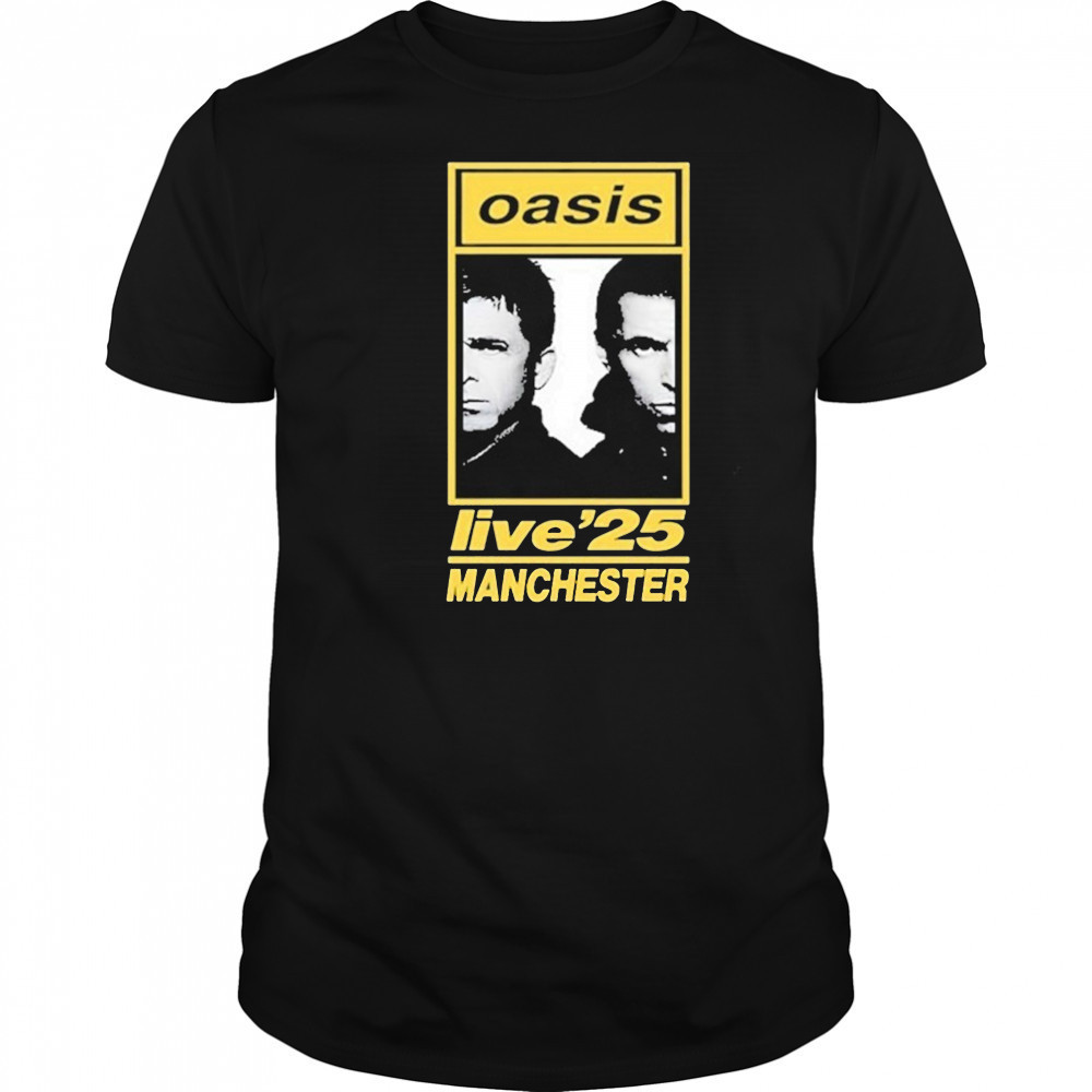 Oasis 07 16 2025 Tour Manchester Heaton Park T-Shirt