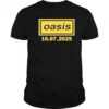 Oasis July 16 2025 Tour Manchester Heaton Park T-Shirt