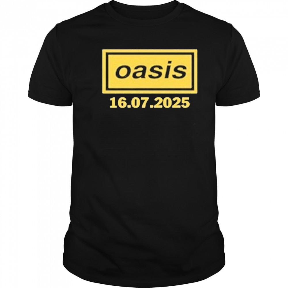 Oasis July 16 2025 Tour Manchester Heaton Park T-Shirt