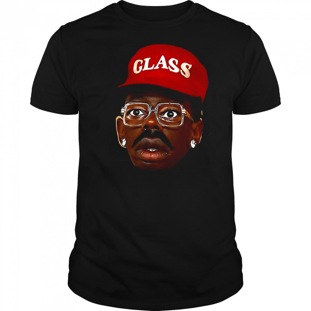 Official Tyler The Creator big head wearing glass don’t tap the glass shirt
