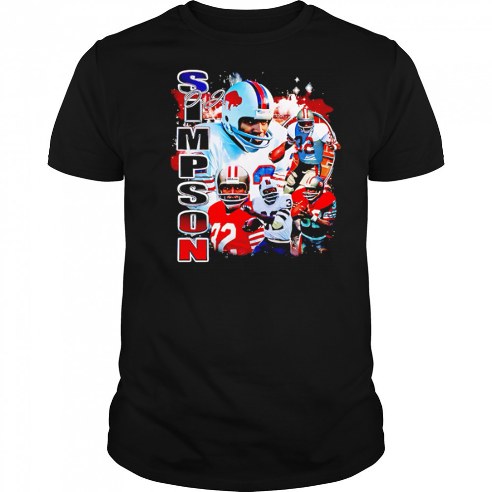 OJ Simpson 90s Style NFL shirt