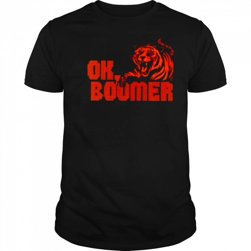 OK Boomer Cincinnati Football Tiger shirt