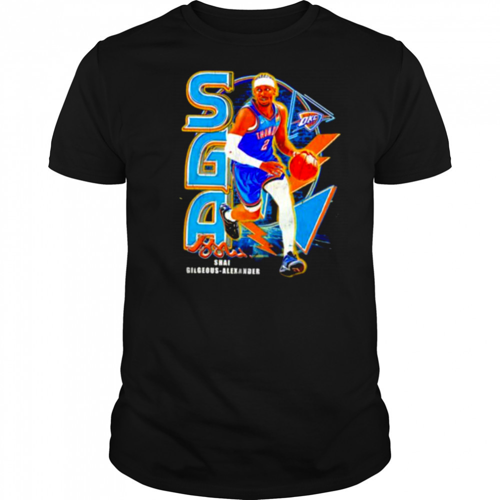 OKC Shai MVP retro shirt