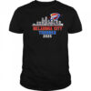 Oklahoma City Thunder Skyline Name 2025 Western Conference Champions T-Shirt