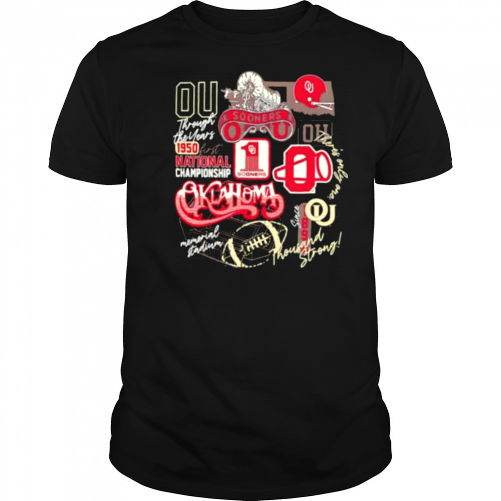 Oklahoma Sooners 1950 first National Championship thousand strong shirt