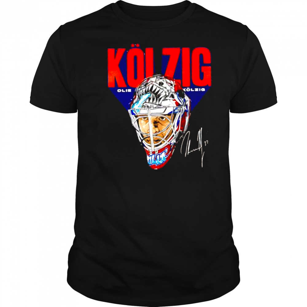 Olie kolzig Washington hockey mask shirt