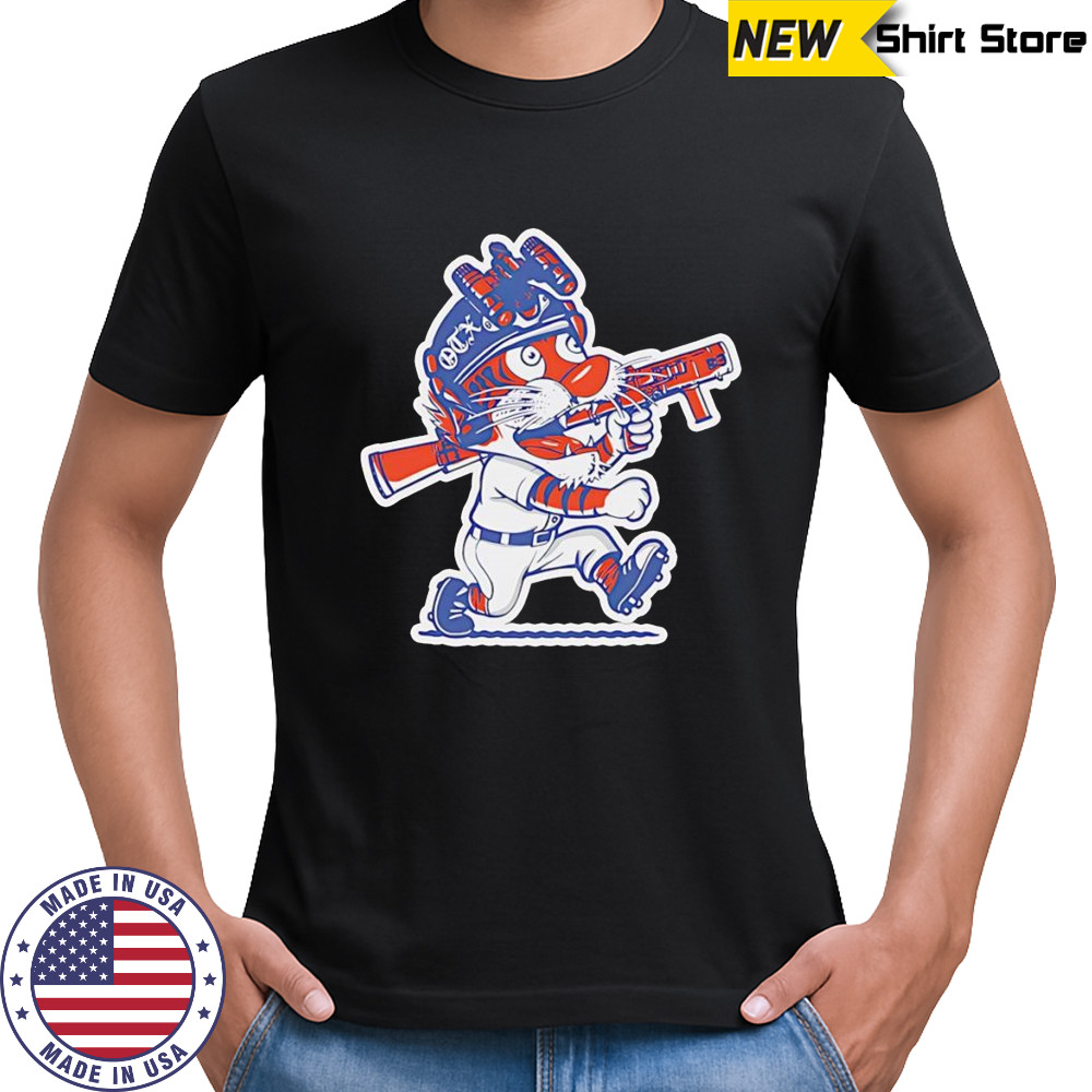 On the X Det Tigers Paws shirt