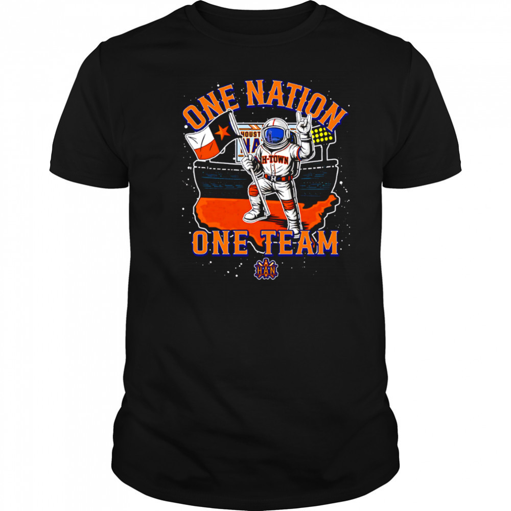 One Nation One Team Houston Astros astronaut shirt