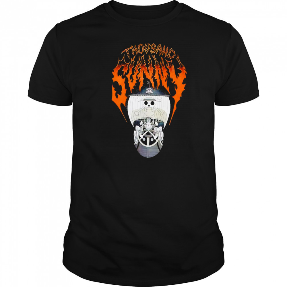 One Piece Thousand Sunny Metal shirt