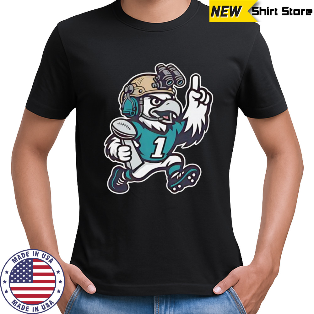 OTX Eagles football mascot shirt