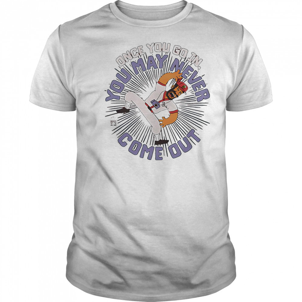 Ozzie Smith You May Never Come Out cartoon shirt