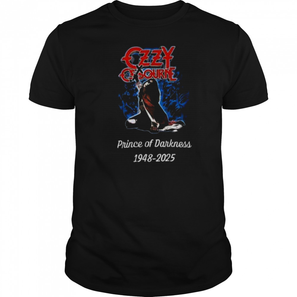 Ozzy Osbourne Blizzard of Ozz Prince of Darkness 1948 2025 shirt