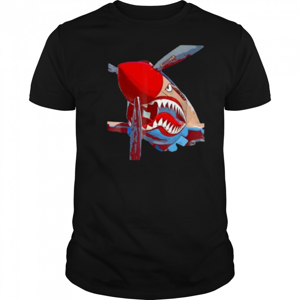 P 40 Warhawk Fighter Aircraft shirt