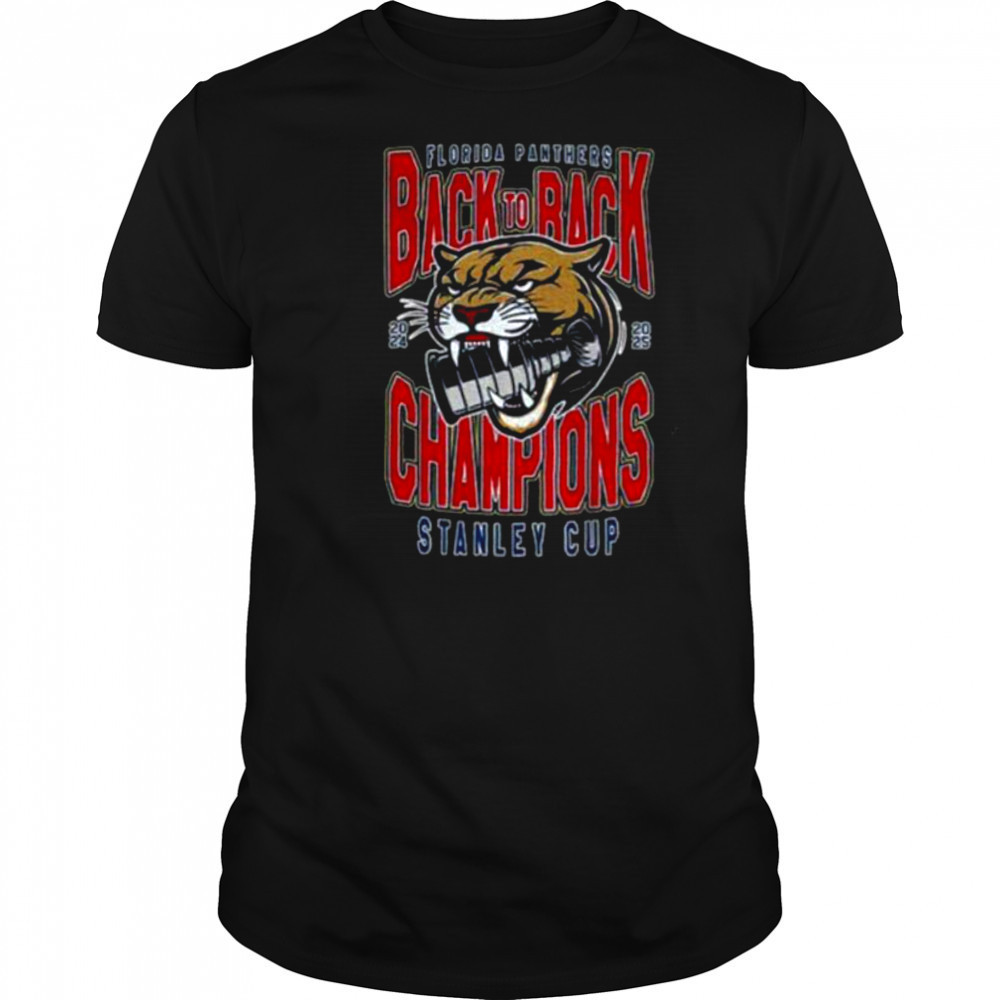Panther bites trophy Florida Panthers Stanley Cup Champions 2024 2025 shirt