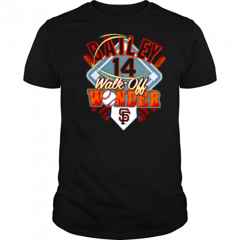 Patrick Bailey 14 San Francisco Giants Walk Off Wonder shirt