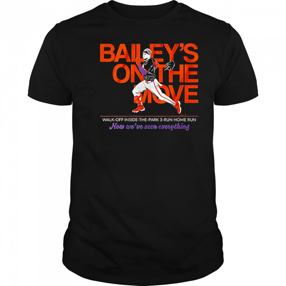Patrick Bailey San Francisco Giants inside the park walk off shirt