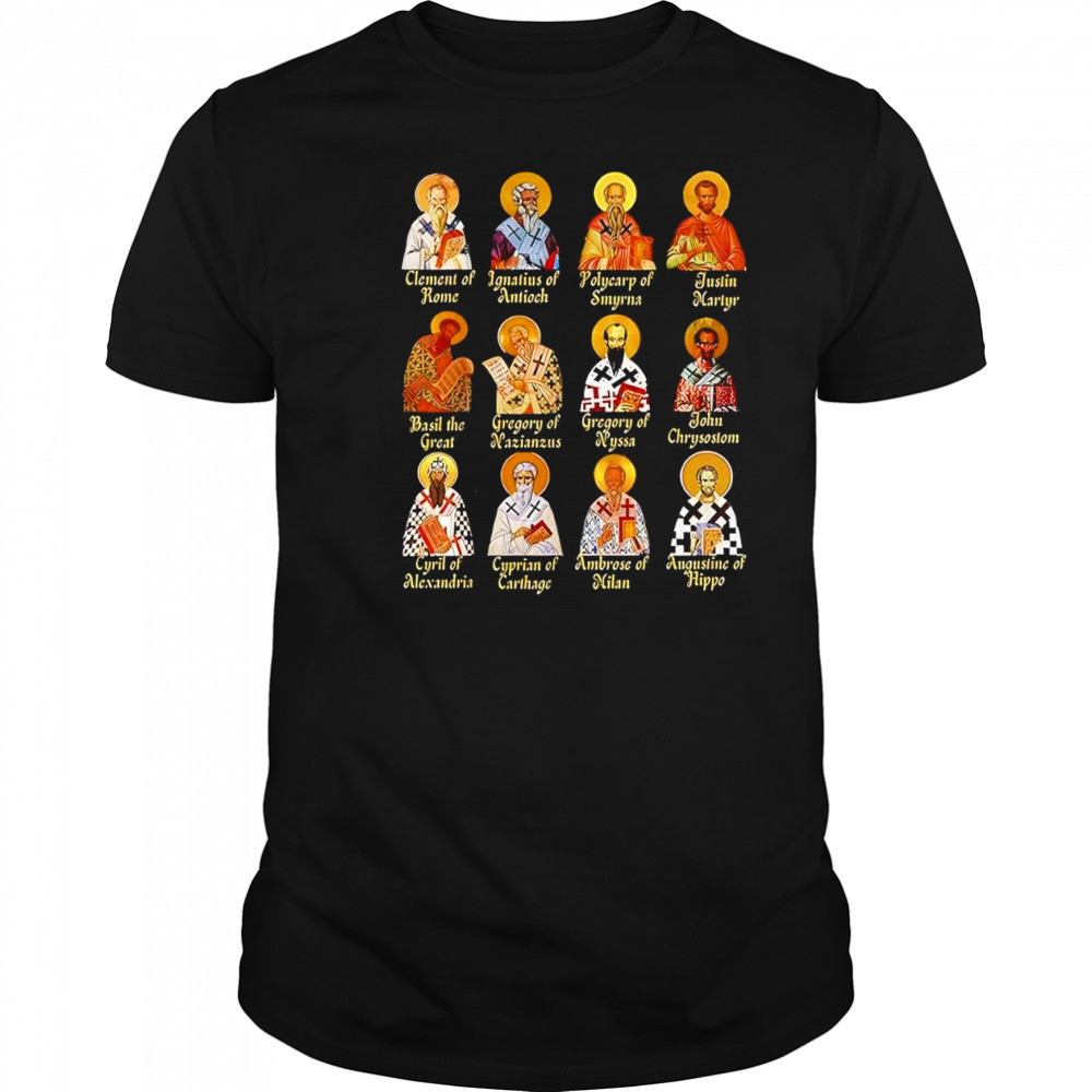Patristic Church Fathers Augustine Ambrose Ignatius T-Shirt