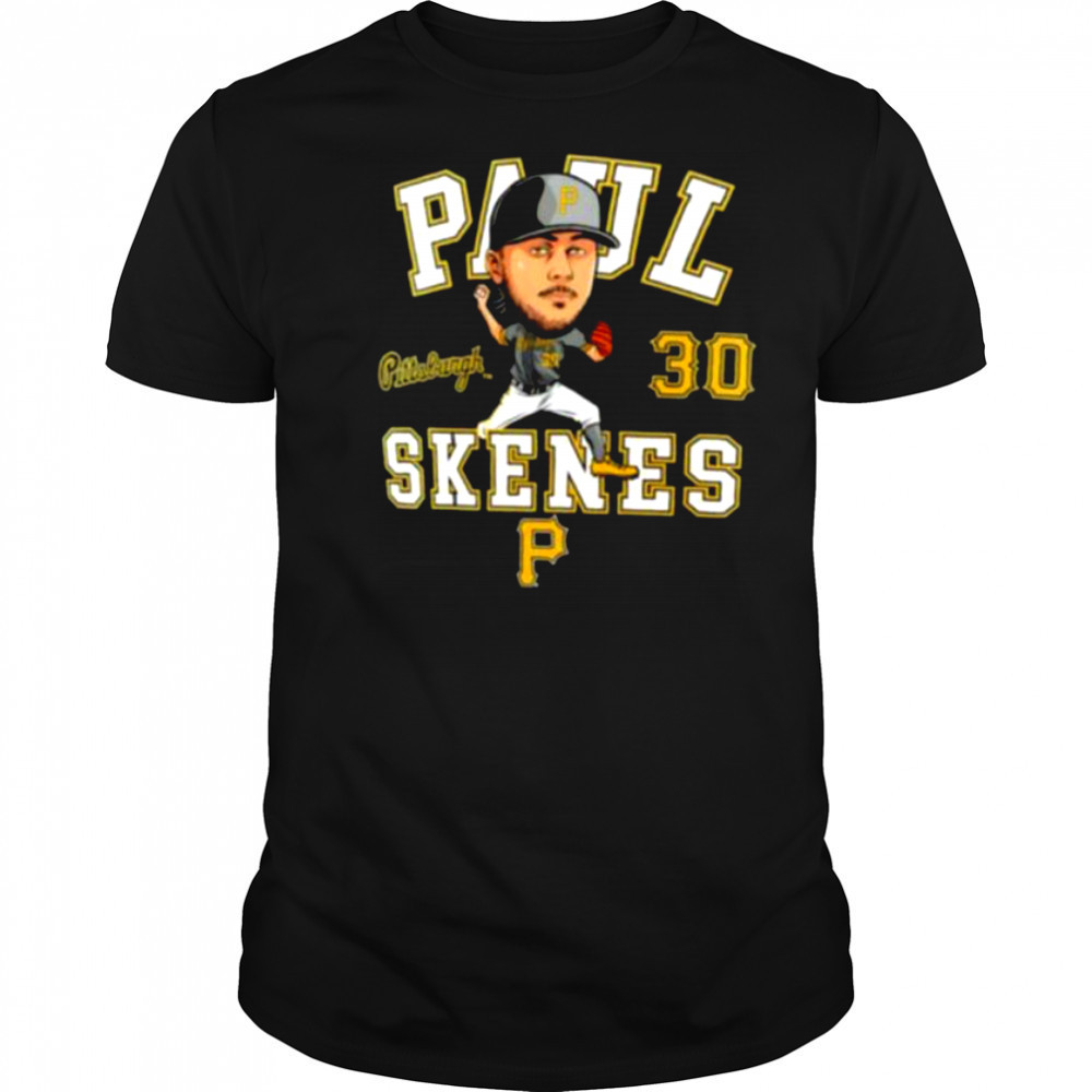Paul Skenes #30 Pittsburgh Pirates Baseball player caricature shirt